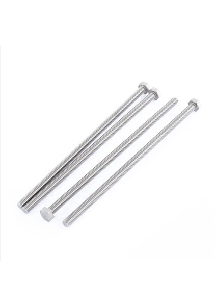 M6 x 150MM Tamamen Dişli Paslanmaz Çelik Altıgen Vidalı Cıvata 16 Adet (Yurt Dışından) fiyatları