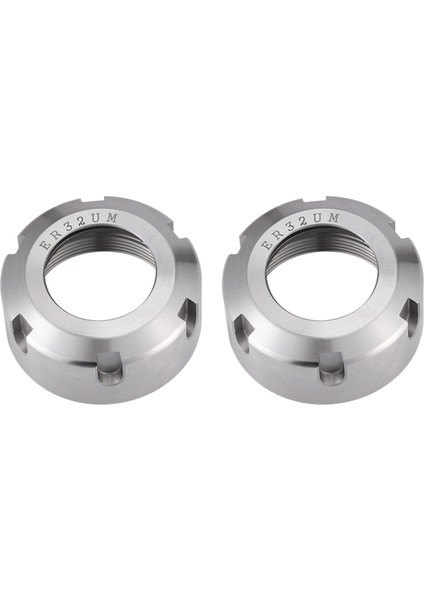 2x Yüksek Hassas Er Kolet Somun ER32 Freze Işleme Kelepçesi Somun Cnc Freze Gravür Makinesi Kolet Somun (Yurt Dışından)
