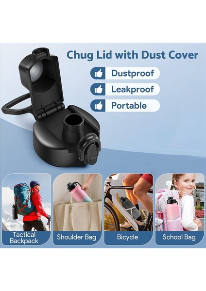 4pcs Hidro Flask Geniş Ağız Için Otomatik Çıkma Kapağı 12 16 18 20 32 40 64OZ Düğme Kilidi ile Yedek Geniş Ağız Kapağı (Yurt Dışından) fırsatları