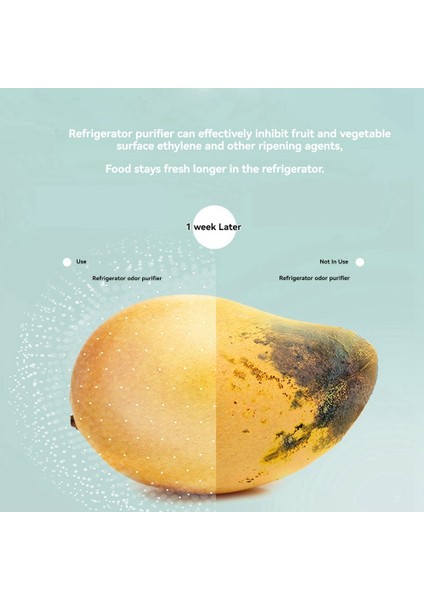 Taşınabilir Buzdolabı Deodorizer Ev Araba Kokusu Çıkarma Sterilizasyon Hava Temizleyici Gıda Raf Ömrü Genişletici (Yurt Dışından) indirimleri