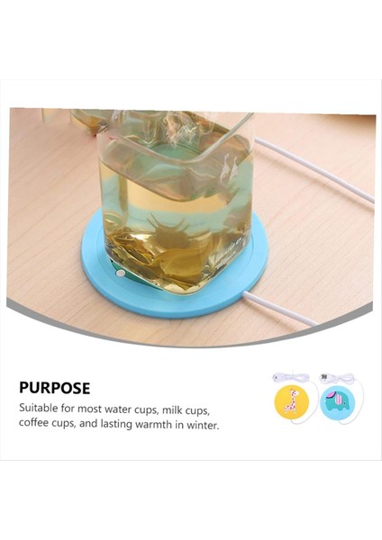 Silikon Isıtmalı Bardak Altlıkları Elektrikli Içecek Isıtıcı Isıtma Pedi Termostatik Bardak Altlıkları Coaster Içecek Isıtma (Yurt Dışından) fırsatları