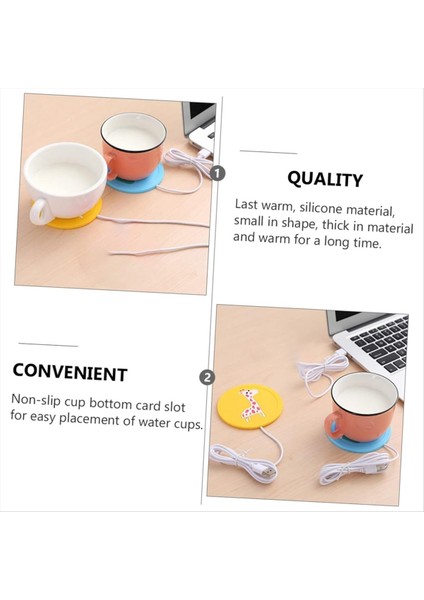 Silikon Isıtmalı Bardak Altlıkları Elektrikli Içecek Isıtıcı Isıtma Pedi Termostatik Bardak Altlıkları Coaster Içecek Isıtma (Yurt Dışından) indirimleri