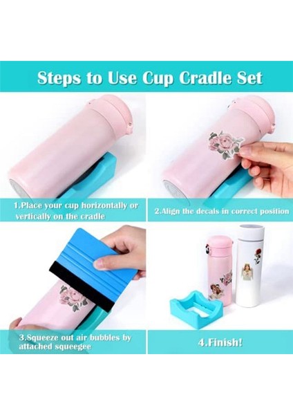 Tumblers Için Fincan Beşiği Sağlam Bardak Beşiği ile Keçe ile Tumbler Bardakları Silikon Tutucu Tutun (Yurt Dışından) modelleri