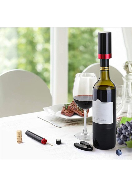 4x Şarap Durdurucu Vakum Elektrikli Şişe Durdurucular Yeniden Kullanılabilir Şarap Mantıkları Şarap Koruma Alanı Dekoratif Şarap Koruyucu Vakum Fiş (Yurt Dışından) indirimleri