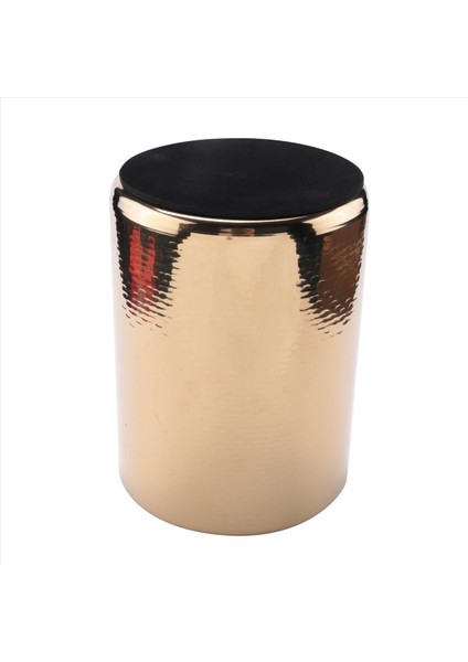 Paslanmaz Çelik Kovası Ev Dövülmüş Buz Şarap Kovası Ktv Şarap Soğutucu Buz Karesi Kova Bira Kovası Altın (Yurt Dışından)