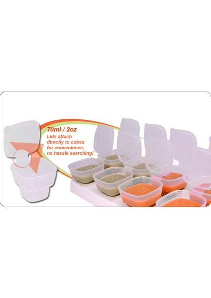 Bebek Maması Kavanozları Bebek Maması Depolama Bebek Maması Kapları Filiz Fincanları Tepsili Yeniden Kullanılabilir Istiflenebilir Depolama Bardağı (9 Adet) (Yurt Dışından) modelleri