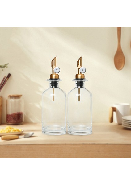 Ağırlıklı Paslanmaz Çelik Dökümciler Otomatik Flip Zeytinyağı Dispenser Spout Balsamik Sirke Pour Spouts 8pcs (Yurt Dışından) modelleri