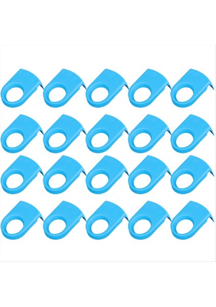 Bira Çıtçıtları Kokteyl Şişe Klipleri Şişe Tutucu Plastik Içme Klipleri Doğum Günü Düğün Partileri Için Stemware Mavi (Yurt Dışından)