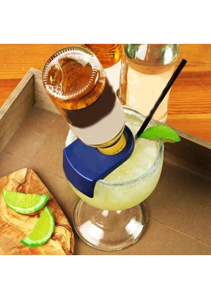 Bira Çıtçıtları Kokteyl Şişe Klipleri Şişe Tutucu Plastik Içme Klipleri Doğum Günü Düğün Partileri Için Stemware Mavi (Yurt Dışından) modelleri