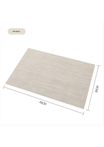Placemats Set 6 Yıkanabilir Silinebilir Yer Paspaslar Için Mutfak Tablosu Isıya Dayanıklı Kayma Masası Mats-D (Yurt Dışından)