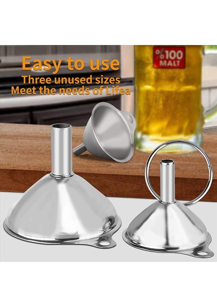 1x 6 Cam Bardak Stand Tutucu Kurutma Raf Mutfak Su Kupası Rafı ve 3 Paket Paslanmaz Çelik Huniler Seti (Yurt Dışından) fırsatları