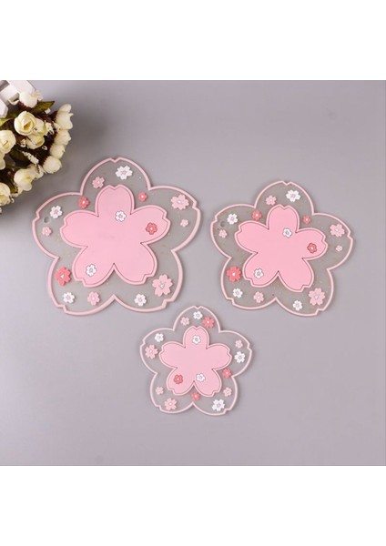 Sakura Çay Bardağı Mat Sakura Coaster Yalıtım Masa Paspasları Çay Süt Mücevher Kupa Bardaklar Pembe (Yurt Dışından) modelleri