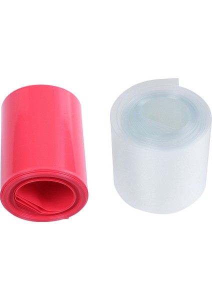 2m 50MM Genişlik Pvc Isı Büzülme Sarma Tüpü Kırmızı 2 x 18650 Pil ve 43MM 27MM Dia 1 x 26650 Pil (Yurt Dışından) indirimleri