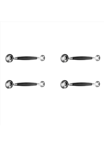 4x Çift Uçlu Başlı Meyve Icecream Top Kaşık Kavun Baller Parisienne Kepçe 30MM (Yurt Dışından)