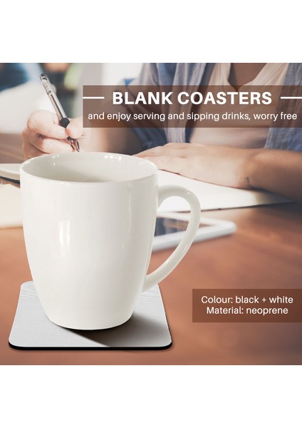 60 Parça Kare Süblimasyon Coaster Süblimasyon Boş Fincan Paspas Boş Kauçuk Bardak Altlıkları Isı Transfer Fincanı Paspas Boş Bardak Paspas (Yurt Dışından) fiyatları
