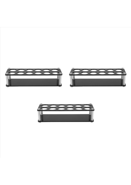 3x 12 Delikli Akrilik Fincan Tutucu Atış Cam Tutucu Atış Gözlük Organizatörü Bira Şarabı Bardağı Tutucu Şarap Cam Tutucu (Yurt Dışından)