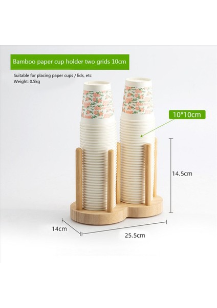 2x Tek Kullanımlık Kupa Depolama Tutucu Raf Raf Su Çay Kupaları Ahşap Dispenser Daha Uzun Çubuk Kupa Ekran Standı 2 (Yurt Dışından) indirimleri