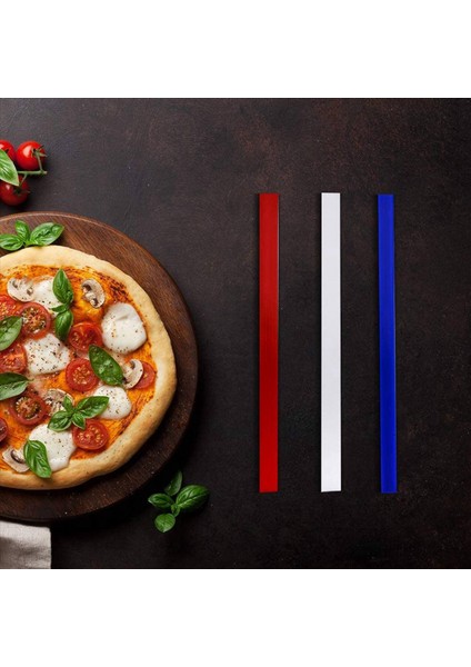 2x Silikon Ölçüm Hamur Kalınlık Şeritleri 18INÇ Yuvarlanma Pimi Kılavuzları Seti Aralayıcılar Pişirme Pizza Hamam 3 Boy (Yurt Dışından) modelleri