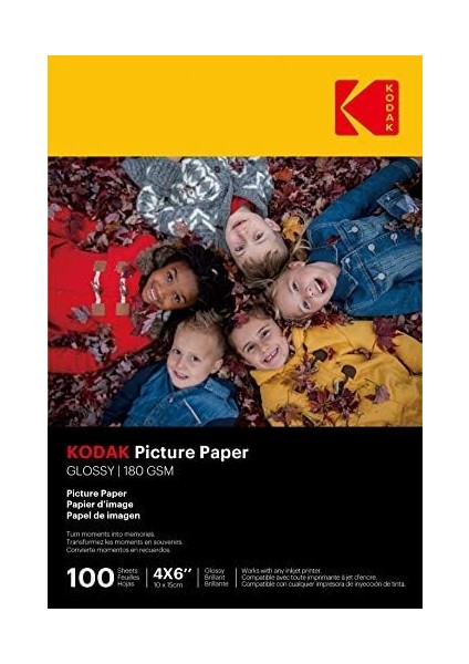 9891161 Fotoğraf Kağıdı, 180 G/m², Parlak, A6 (10 x 15 Cm), Mürekkep Püskürtmeli Yazıcı fiyatları