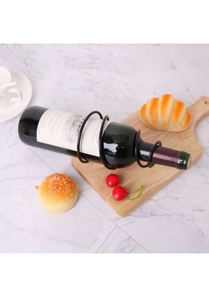 3 Paket Basit Tek Şişe Duvara Monte Şarap Rafı Şarap Şişesi Ekran Rafı Metal Asılı Şarap Rafı (Yurt Dışından) fırsatları