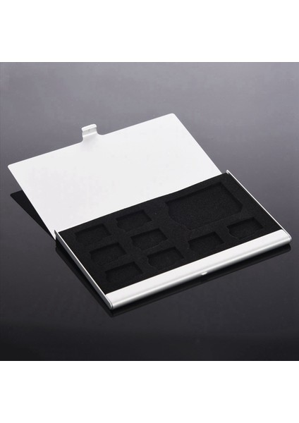 20X 9 Mikro-Sd/sd Bellek Kartı Depolama Tutucu Kutusu Koruyucu Metal Kılıfları 8 Tf &amp 1 Sd (Yurt Dışından) indirimleri