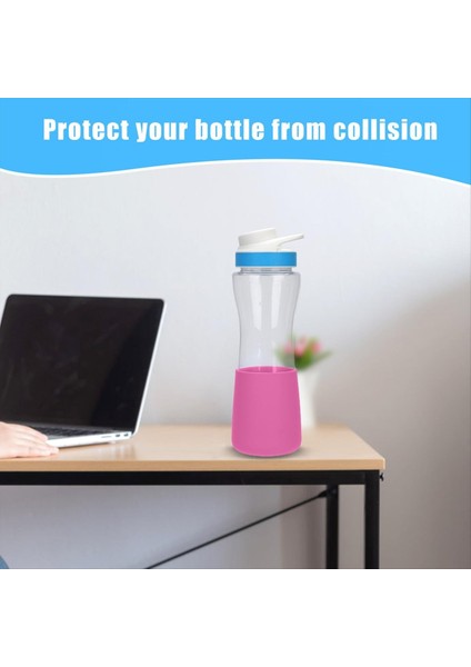 2pcs Su Şişesi Alt Kol Cirkul 22OZ Şişe Silikon Şişe Önyükleme Koruyucu Su Şişesi Koruyucu Pembe (Yurt Dışından) fiyatları