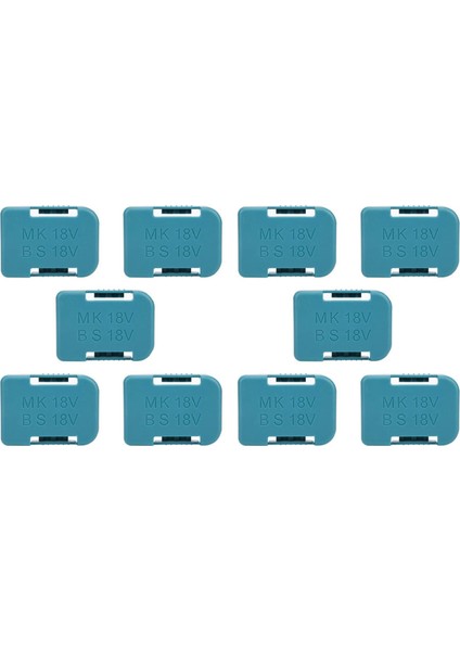 Makita 18V Sabitleme Cihazları (Mavi) Için 10 Adet Pil Depolama Pil Tutucu Kasa (Yurt Dışından)