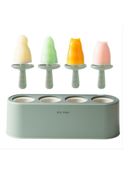 Ev Popsicle Kalıp Seti 4 Parçalı Ev Yapımı Silikon Popsicle Maker Seti Yeniden Kullanılabilir Mutfak Dıy Kalıpları Koyu Mavi (Yurt Dışından) fiyatları