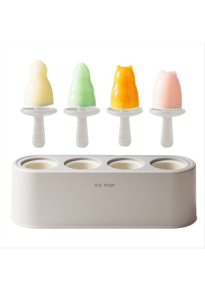Ev Popsicle Kalıp Seti 4 Parçalı Ev Yapımı Silikon Popsicle Maker Seti Yeniden Kullanılabilir Mutfak Dıy Kalıpları Koyu Mavi (Yurt Dışından) modelleri