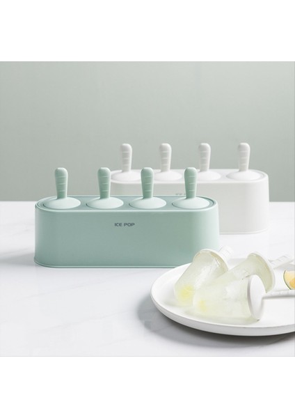 Ev Popsicle Kalıp Seti 4 Parçalı Ev Yapımı Silikon Popsicle Maker Seti Yeniden Kullanılabilir Mutfak Dıy Kalıpları Koyu Mavi (Yurt Dışından) indirimleri