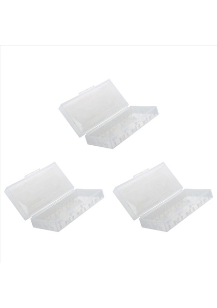 18650 Pil Şeffaf Pil Tutucusu Için 3x Kutu (Yurt Dışından)