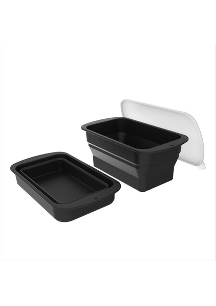 2 Adet Buz Bloğu Kalıp Buz Banyosu Için Ekstra Büyük Soğuk Dalma Küvet Soğutucu Katçı Katlanabilir Istiflenebilir Silikonemol Buz Tepsisi Bir (Yurt Dışından)