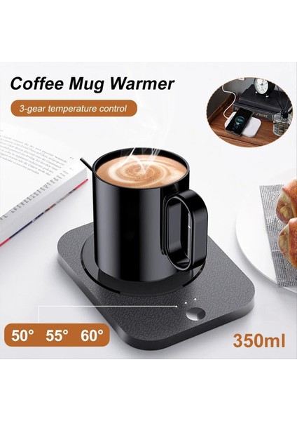 USB Fincan Daha Sıcak Kahve Sütü Çay Su Kupa Isıtıcı 3 Dişli Sıcaklık Isıtma Coaster Ev Ofis Kış Için (Yurt Dışından) fırsatları