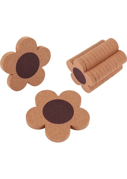 12 Adet Içecekler Için Sevimli Bardak Altlıkları Emici ve Yeniden Kullanılabilir Coaster Seti 4 Inç Çiçek Şekli Bardak Altlıkları Kahve Çay Fincanı Paspas (Yurt Dışından) fiyatları