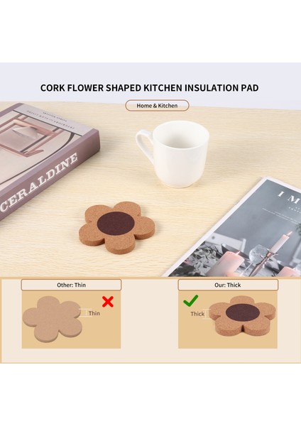 12 Adet Içecekler Için Sevimli Bardak Altlıkları Emici ve Yeniden Kullanılabilir Coaster Seti 4 Inç Çiçek Şekli Bardak Altlıkları Kahve Çay Fincanı Paspas (Yurt Dışından) fırsatları
