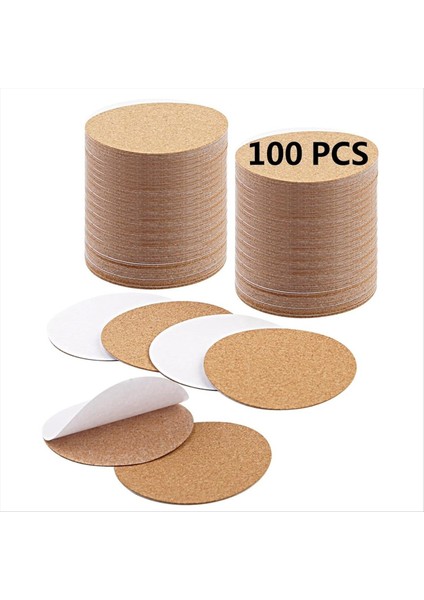 100 Pcs Coasters Için Kendi Yapırlı Cork Cooter Dıtts Kendi Yapılır Kendi Yapılı (Yurt Dışından)