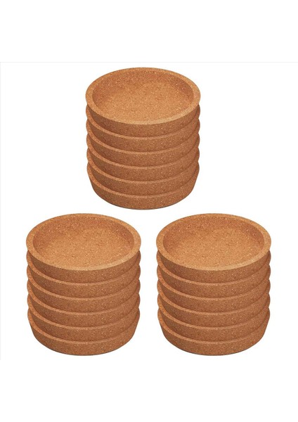 18 Paket Bardak Altlıkları 4 Inç Emici Isıya Dayanıklı Yuvarlak Bardak Altlıkları Ofis Veya Evde Çoğu Tür Kupa Için (Yurt Dışından)