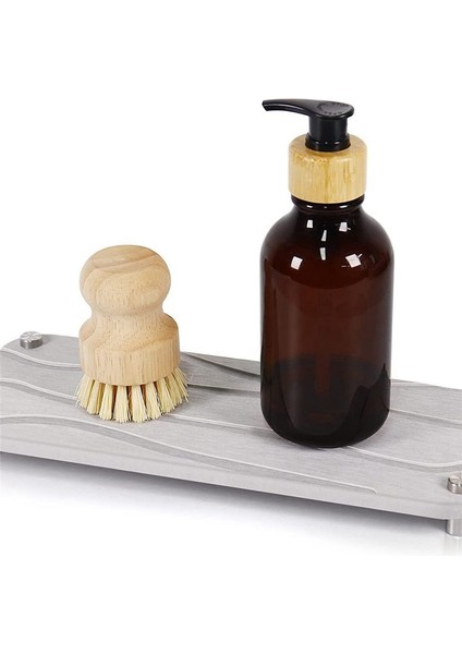 Banyo Lavabo Hızlı Kuruyan Taş Diyatomlu Toprak Lavabo Tepsisi Yemek Diş Fırçası Tutucu Dalgalı (Beyaz) (Yurt Dışından) fırsatları