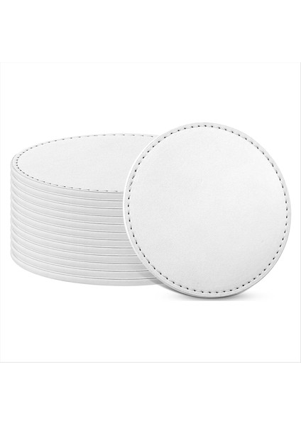 12 Adet Yuvarlak Yuvarlak Süblimasyon Bardak Altlıkları 4 Inç Süblimasyon Bardak Altlıkları Boş Kaymaz Yuvarlak Isı Transfer Bardak Altlıkları Için (Yurt Dışından)