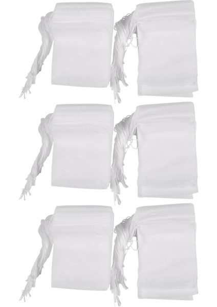300 Pcs Tek Kullanımı Boş Çay Poşeti Dizesi Isı Sızdırmazlık Filtre Kağıdı (Yurt Dışından)