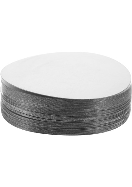 100PCS 3 Inç Gümüş Şarap Dökücü Disk Damla Geçirmez Damla Dökme Dökme Baharat Şarap Dökme Disk (Yurt Dışından)