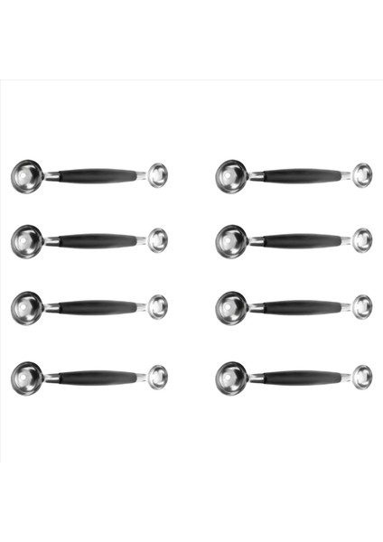 8x Çift Uçlu Başlı Meyve Icecream Top Kaşık Kavun Baller Parisienne Kepçe 30MM (Yurt Dışından)