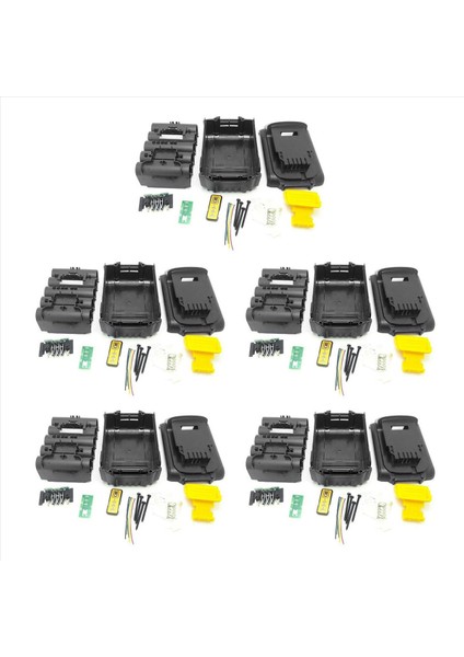 5x DCB200 Pil Plastik Kılıf (Pil Hücre Yok) Dewalt 18V 20V 3 0AH 4 0AH DCB201 Li-Ion Pil (Yurt Dışından)