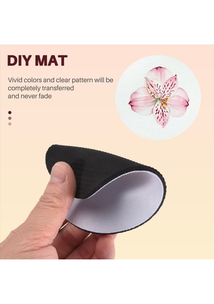 Yuvarlak Süblimasyon Boş Coaster Süblimasyon Boş Coaster Süblimasyon Isı Transfer Coaster Sıcak Preslenmiş Coaster 16PCS (Yurt Dışından) indirimleri