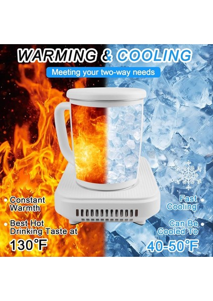 3 In1 Akıllı Kendinden Isıtmalı Soğutma Kahve Kupası Kablosuz Şarj Cihazı Taban Termostatik Coaster Office Masası/home Uk Fişi (Yurt Dışından) fiyatları