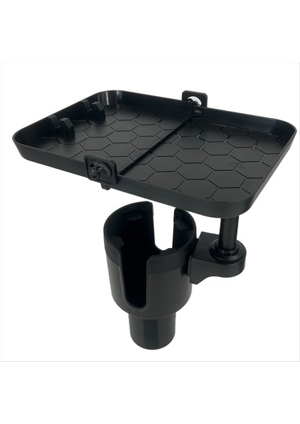 Araba Tepsisi Kupa Tutucu Döner 1/2 Içecek Tutucu Cep Telefonu Depolama Rafı Tepsi ile Araba Kupası Tutucu (Yurt Dışından)