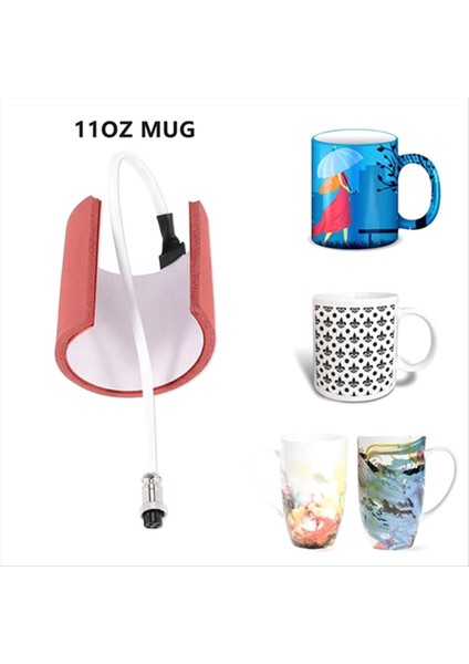 Sublimasyon Makinesi Silikon Kupa Isıtma Pedi Kupalar Için Isı Presleri Baskı Pres Kalıp 7 5-9 5cm 11OZ Bardak (Yurt Dışından) fiyatları