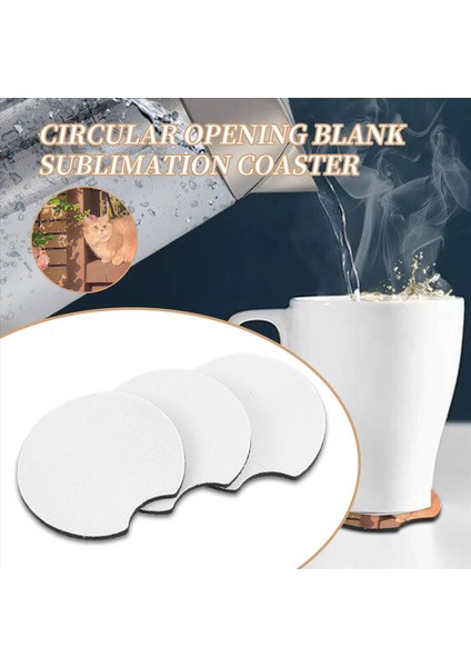 100 Adet Süblimasyon Boş Araba Bardak Altlıkları Yuvarlak Açılış Boş Bardak Altlıkları Süblimasyon Dıy El Sanatları Araba Bardak Altlıkları Için Kullanılır (Yurt Dışından) fırsatları