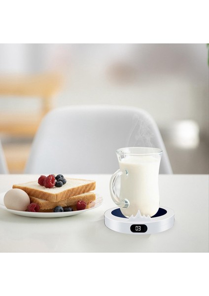 Akıllı Kahve Kupa Isıtıcıları 10W Hızlı Isıtma 3 Aşamalı Sıcaklık Kontrolü Taşınabilir Kupa Isıtıcı 8h Otomatik Kapatma-Beyaz (Yurt Dışından) modelleri