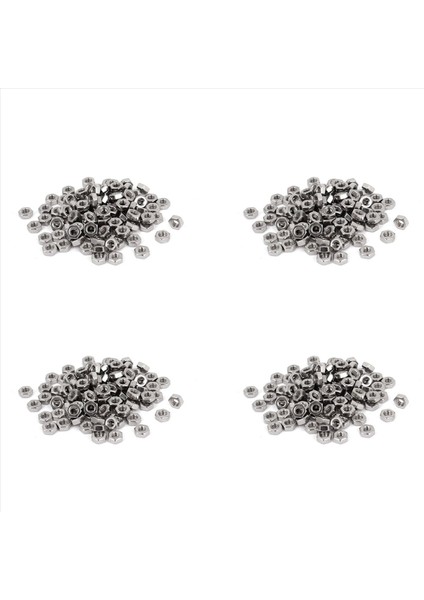 Metrik M3 Hex Fındık 304 Paslanmaz Çelik Bağlantı Eden DIN934 400 Pcs Cıvata Için (Yurt Dışından)